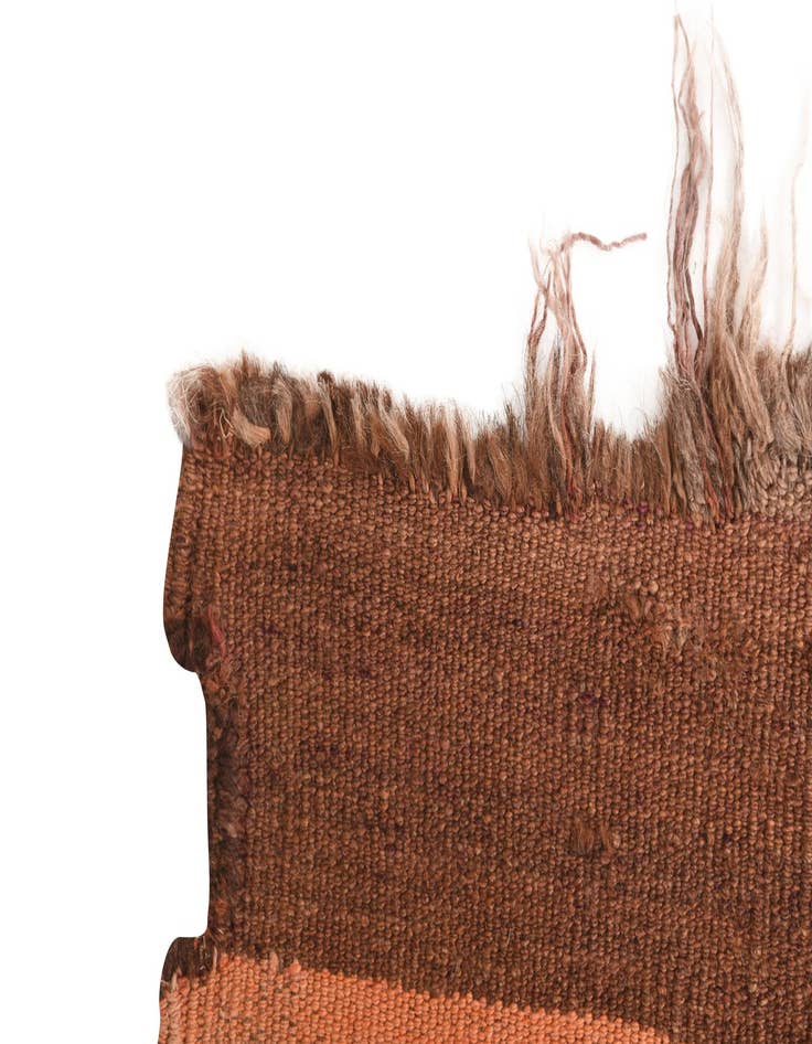 Detail image of  4' x 10' 8  Hand Woven Kilim Fars Wool Runner Rug