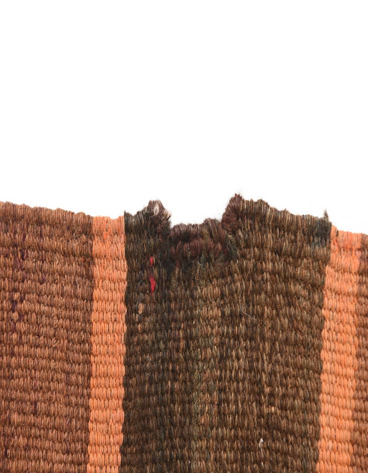 Detail image of  4' x 10' 8  Hand Woven Kilim Fars Wool Runner Rug