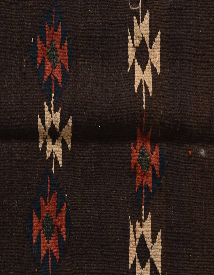 Detail image of  3' 2 x 10' 7  Hand Woven Kilim Fars Wool Runner Rug