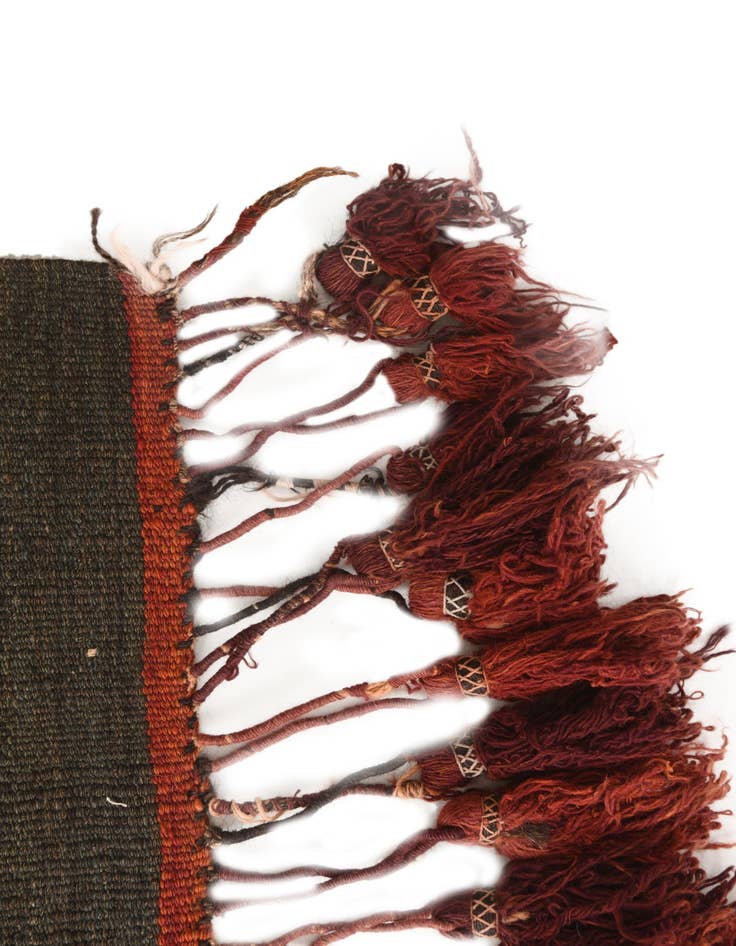 Detail image of  3' 2 x 10' 7  Hand Woven Kilim Fars Wool Runner Rug