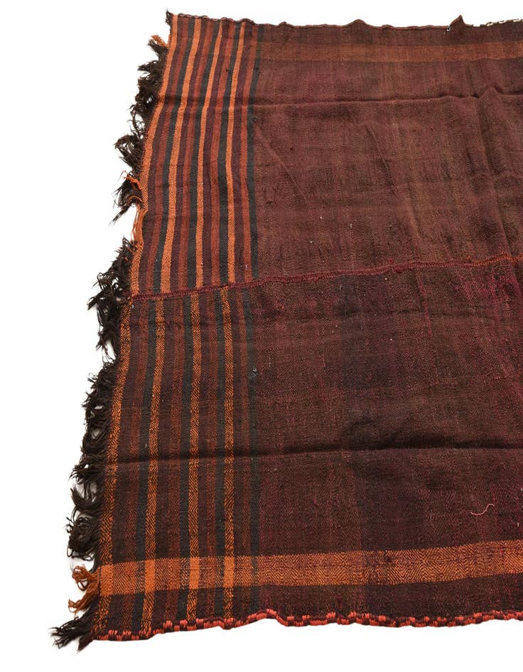 Detail image of  4' 5 x 11' 5  Hand Woven Kilim Fars Wool Runner Rug