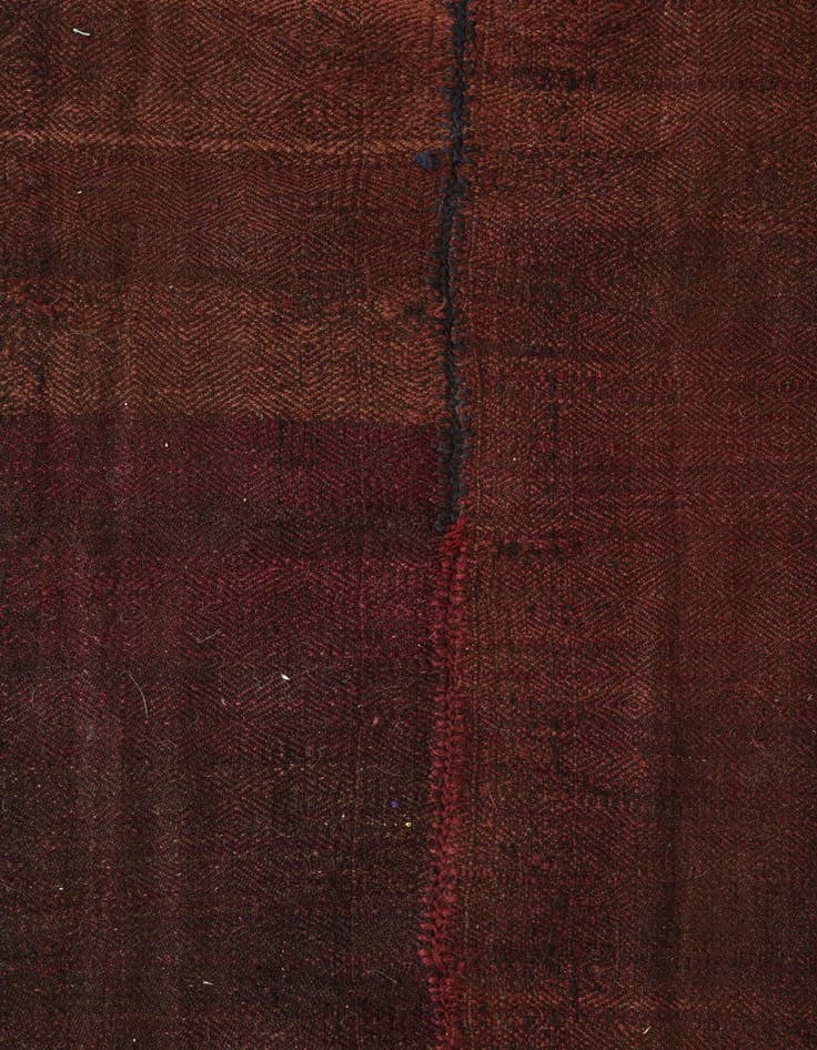 Detail image of  4' 5 x 11' 5  Hand Woven Kilim Fars Wool Runner Rug