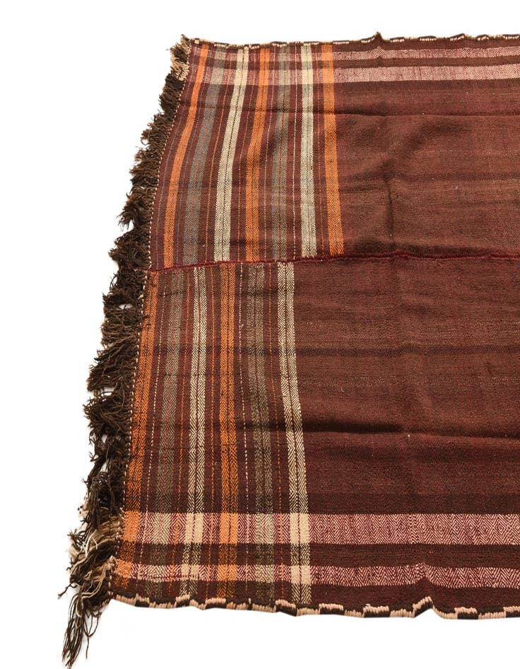 Detail image of  4' 8 x 10' 7  Hand Woven Kilim Fars Wool Runner Rug