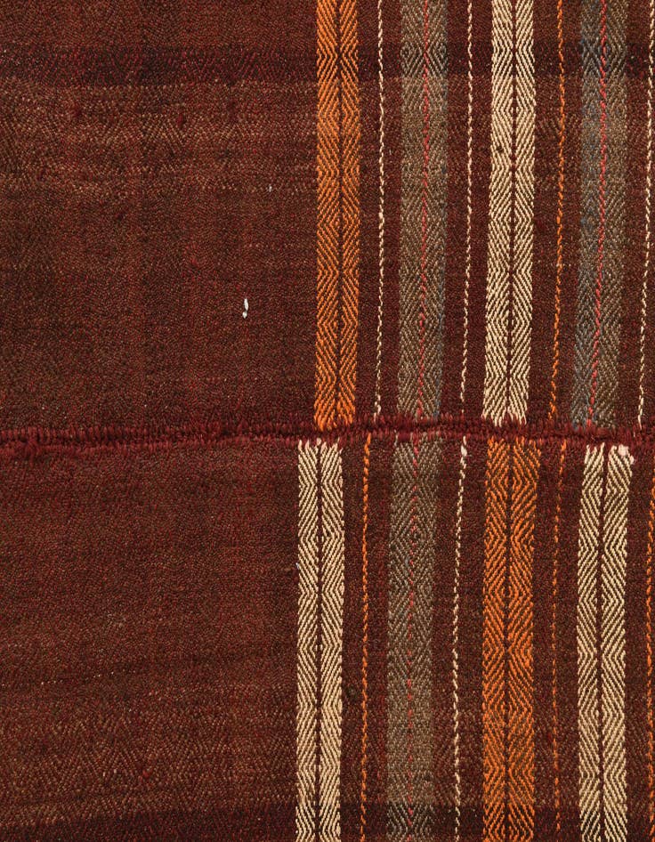 Detail image of  4' 8 x 10' 7  Hand Woven Kilim Fars Wool Runner Rug