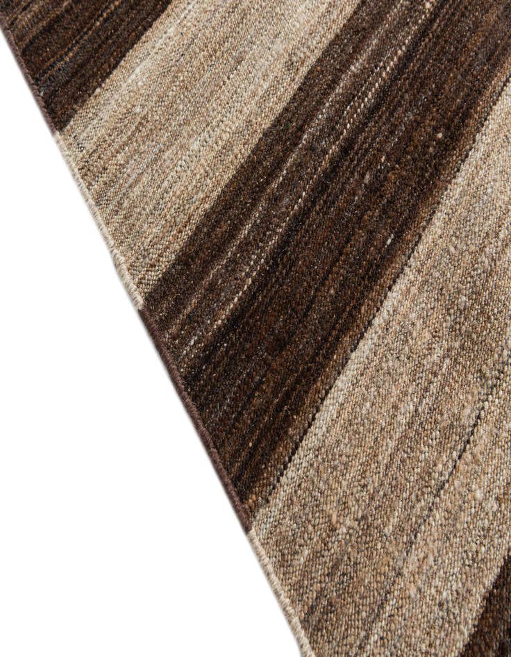 Detail image of  6' 6 x 12'  Hand Woven Kilim Modern Wool Runner Rug