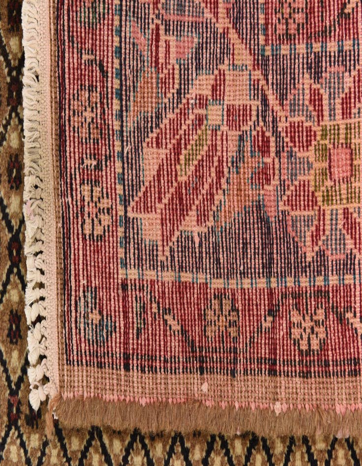 Detail image of  5' x 11'  Hand Knotted Koliaei Persian Wool Runner Rug