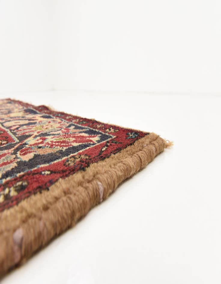 Detail image of  5' x 11'  Hand Knotted Koliaei Persian Wool Runner Rug