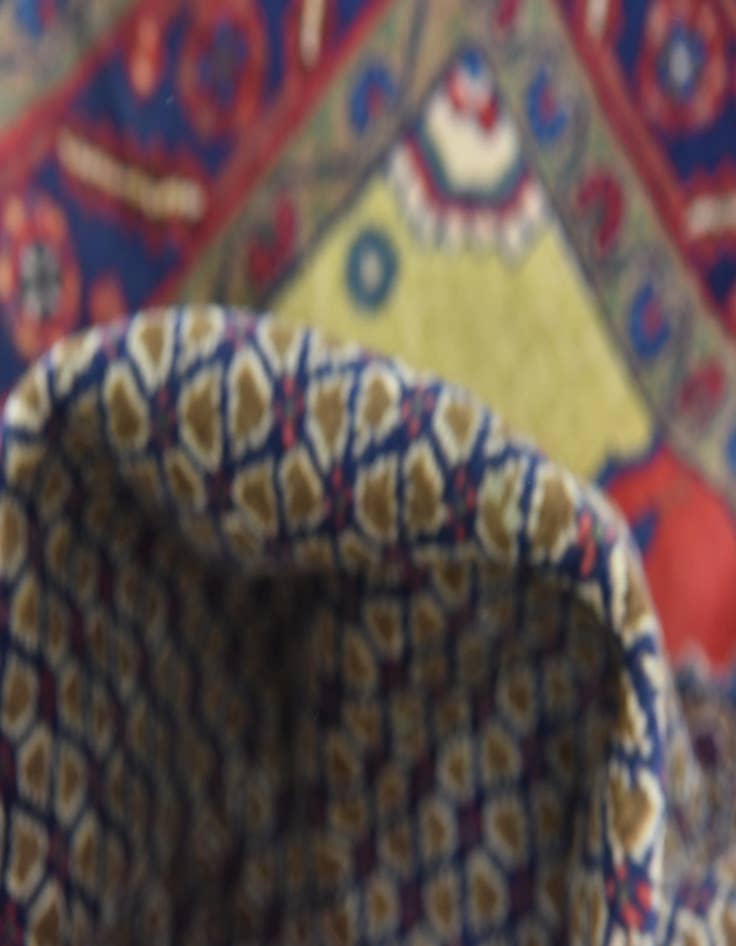 Detail image of 3' 5 x 9' 8 Hand Knotted Koliaei Persian Wool Runner Rug