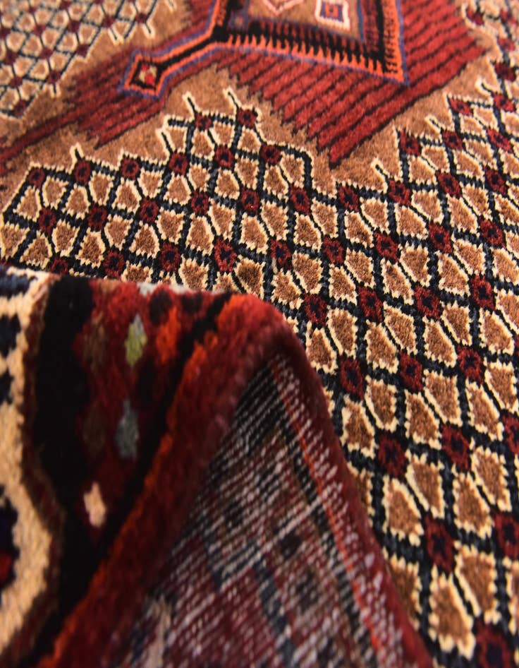 Detail image of  5' x 10' 3  Hand Knotted Koliaei Persian Wool Runner Rug