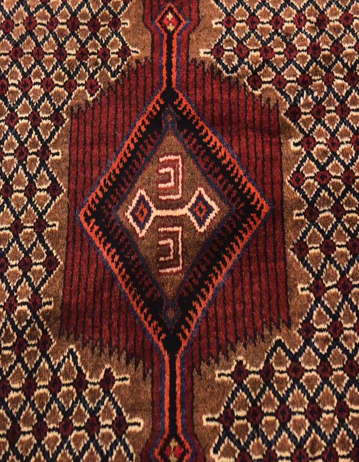 Detail image of  5' x 10' 3  Hand Knotted Koliaei Persian Wool Runner Rug