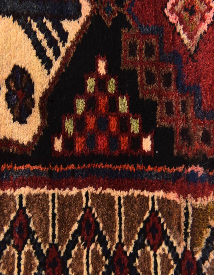 Detail image of  5' x 10' 3  Hand Knotted Koliaei Persian Wool Runner Rug