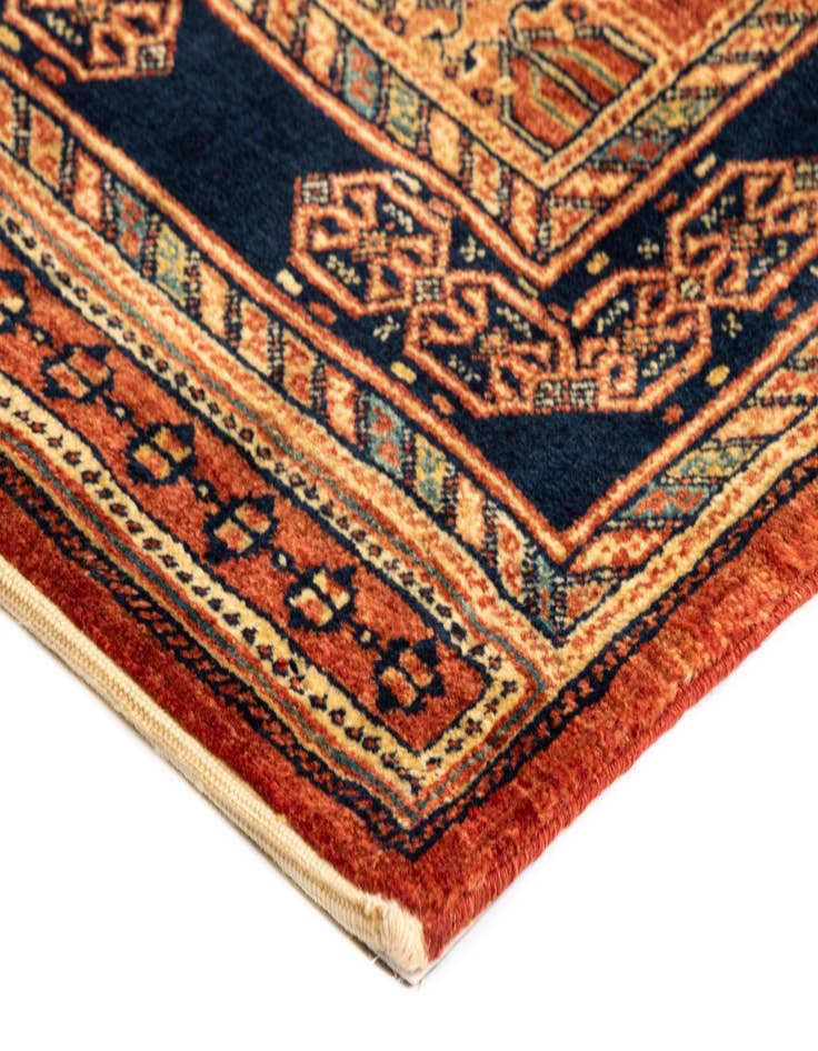 Detail image of  2' 10 x 9' 11 Luribaft Wool Runner Rug