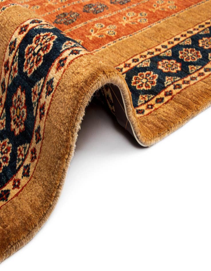 Detail image of  2' 8 x 6' 10 Luribaft Wool Runner Rug