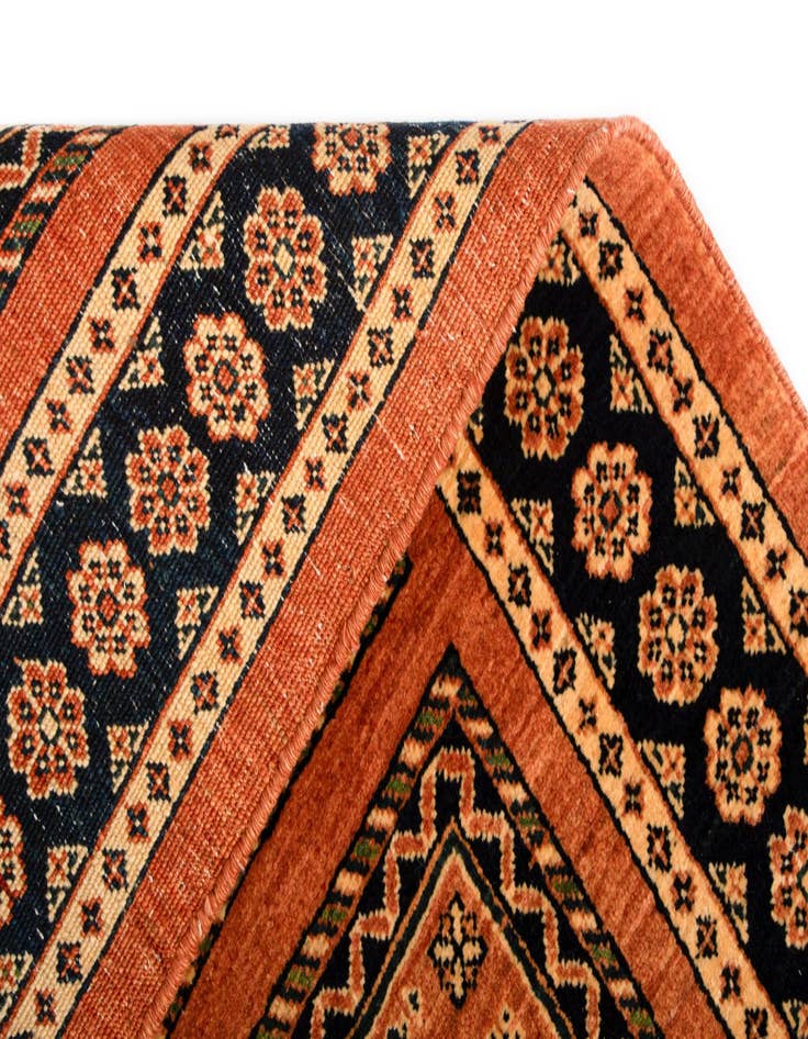 Detail image of  2' 8 x 6' 11 Luribaft Wool Runner Rug