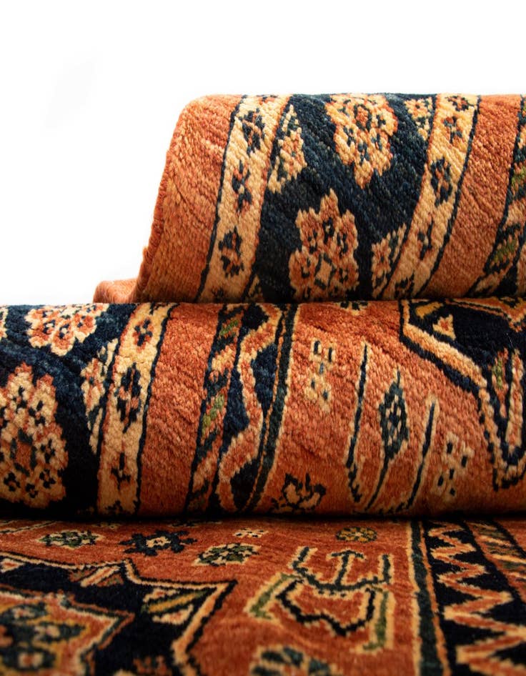 Detail image of  2' 8 x 6' 11 Luribaft Wool Runner Rug