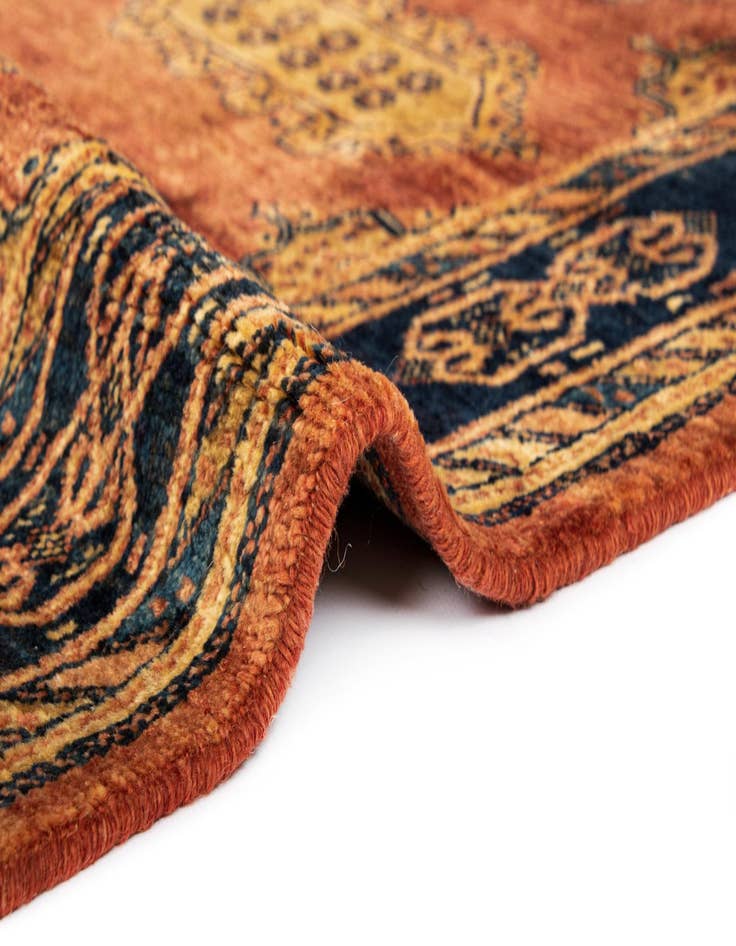 Detail image of  2' 8 x 9' 11 Luribaft Wool Runner Rug