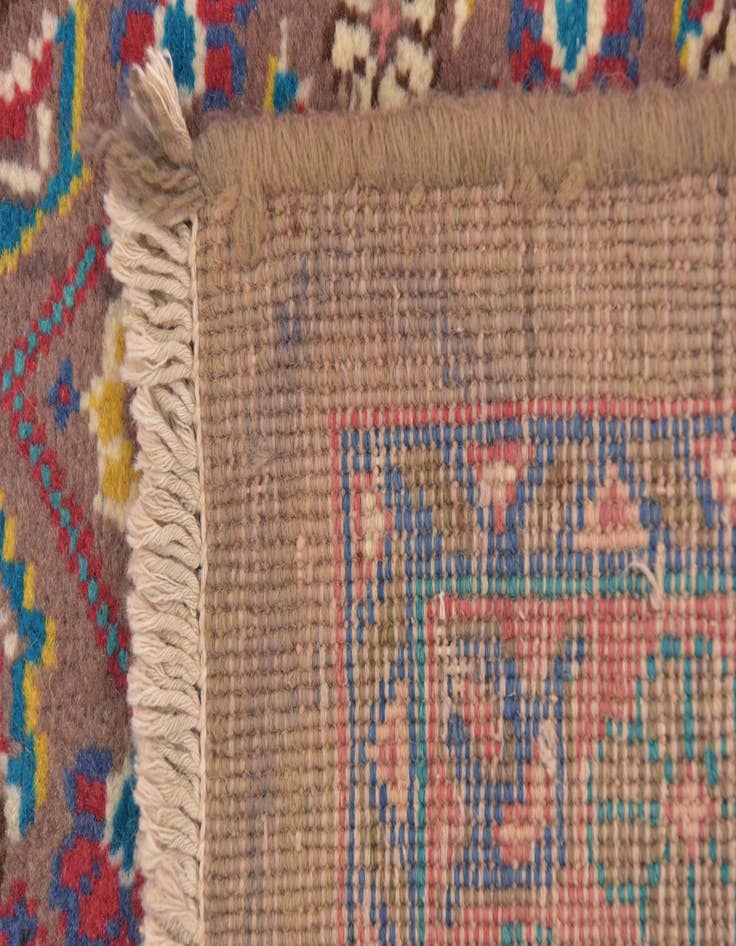 Detail image of  4' 4 x 10'  Hand Knotted Mahal Persian Wool Runner Rug