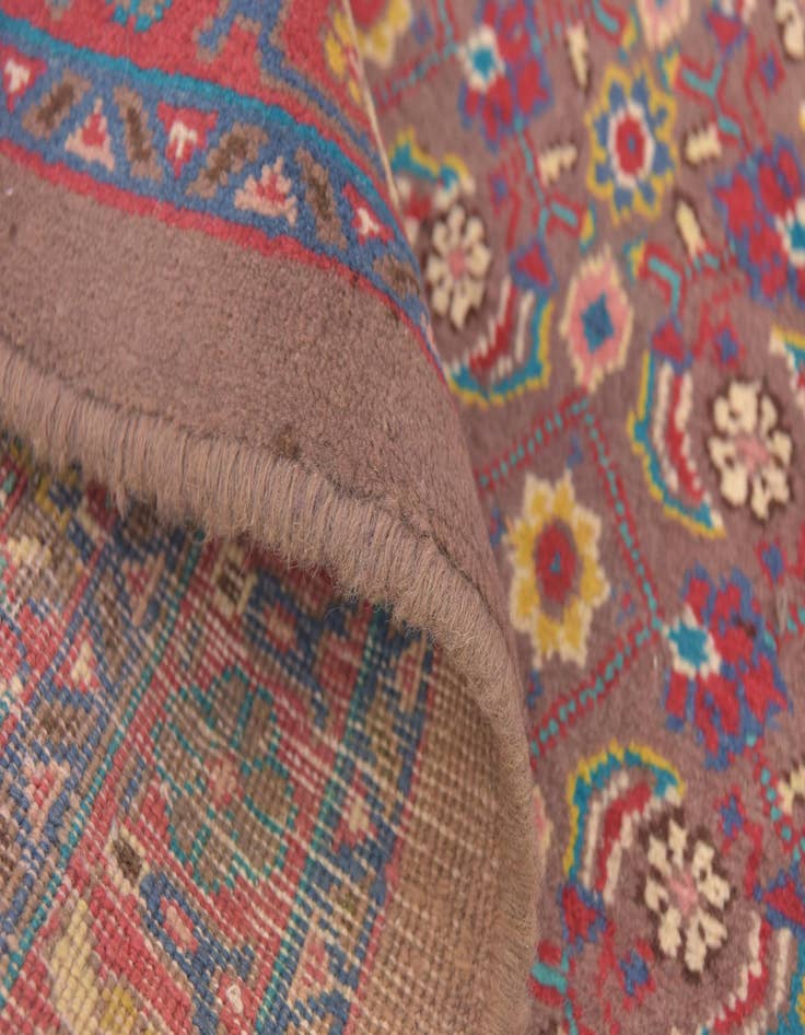 Detail image of  4' 4 x 10'  Hand Knotted Mahal Persian Wool Runner Rug