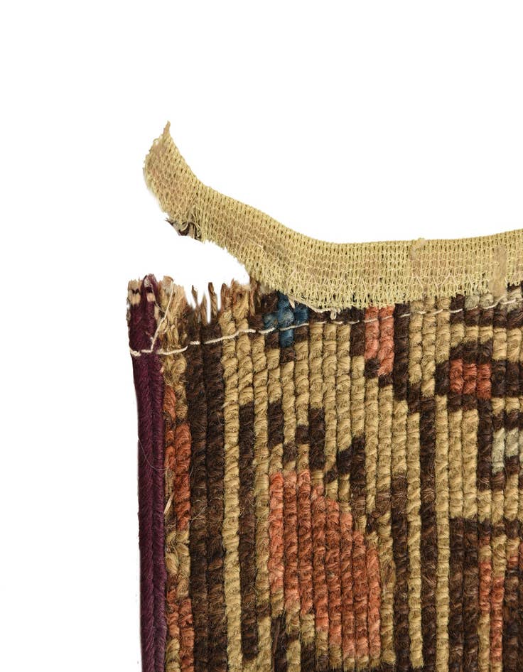 Detail image of  3' 3 x 7'  Hand Knotted Malayer Persian Wool Runner Rug