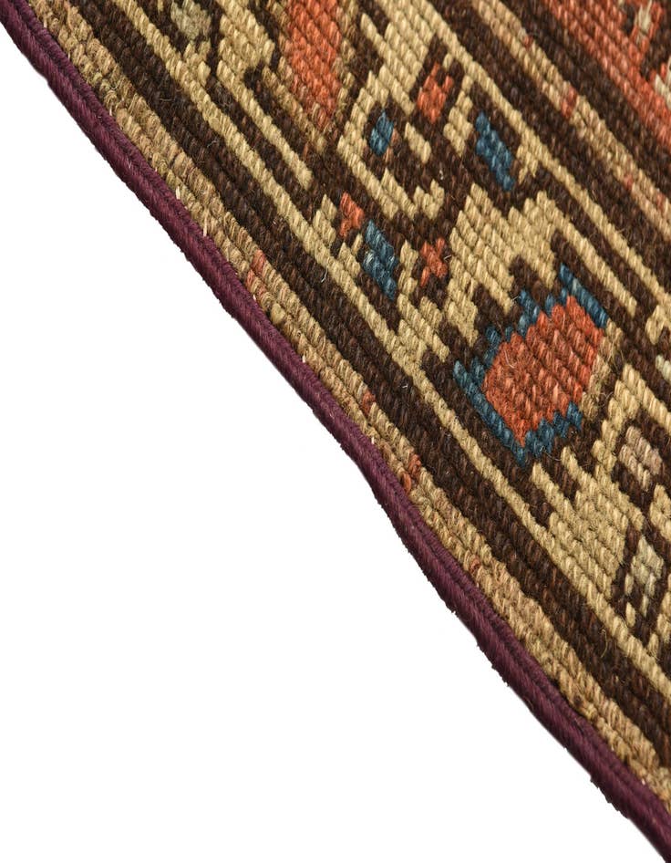 Detail image of  3' 3 x 7'  Hand Knotted Malayer Persian Wool Runner Rug