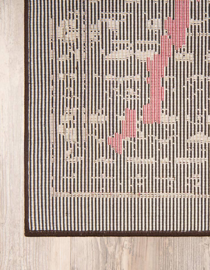 Detail image of  2' 7 x 10'  Washable Mesa Runner Rug