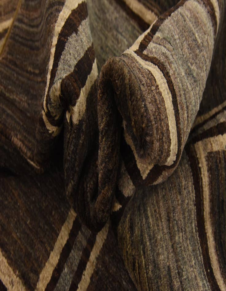 Detail image of  3' x 10'  Hand Knotted Modern Ziegler Runner Rug