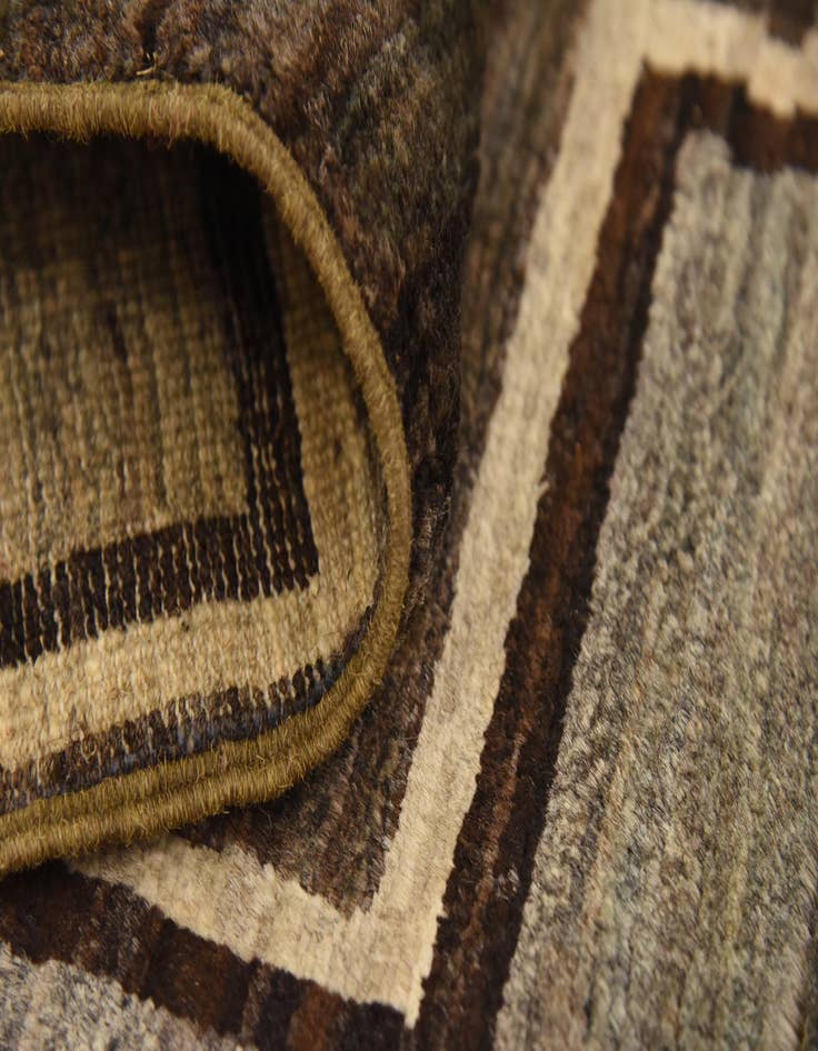 Detail image of  3' x 10'  Hand Knotted Modern Ziegler Runner Rug