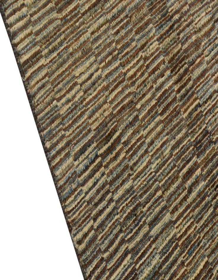 Detail image of  2' 1 x 8' 8  Hand Knotted Modern Ziegler Wool Runner Rug
