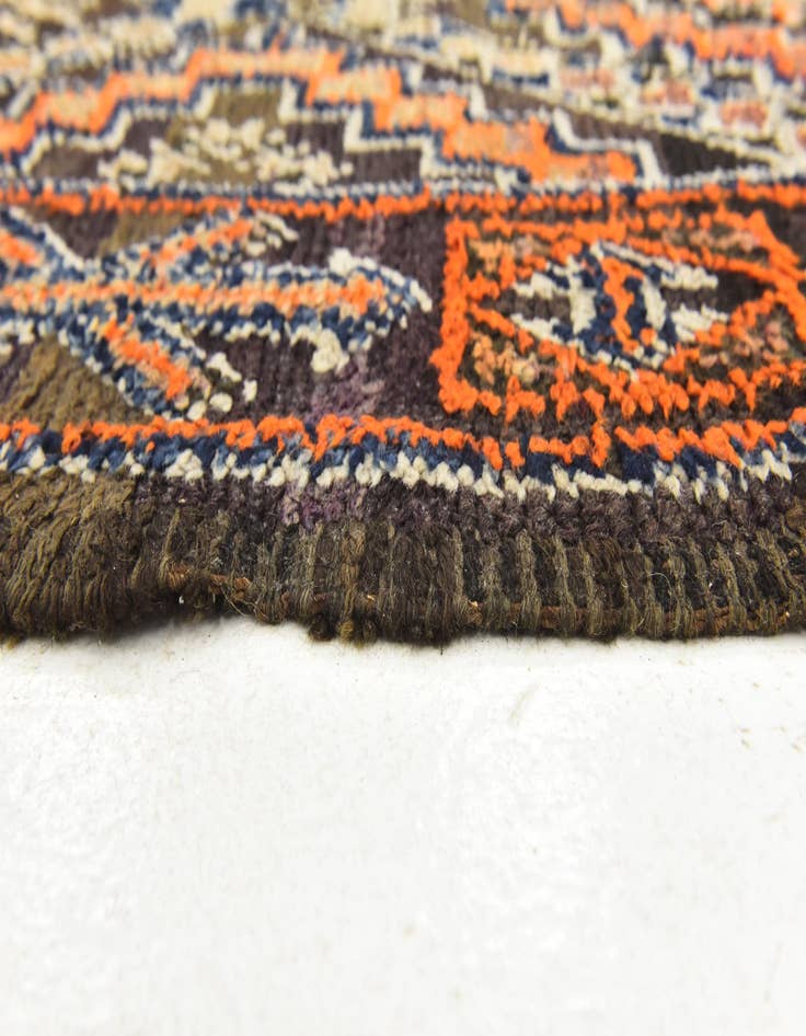 Detail image of  5' 9 x 11' 4  Hand Knotted Moroccan Wool Runner Rug