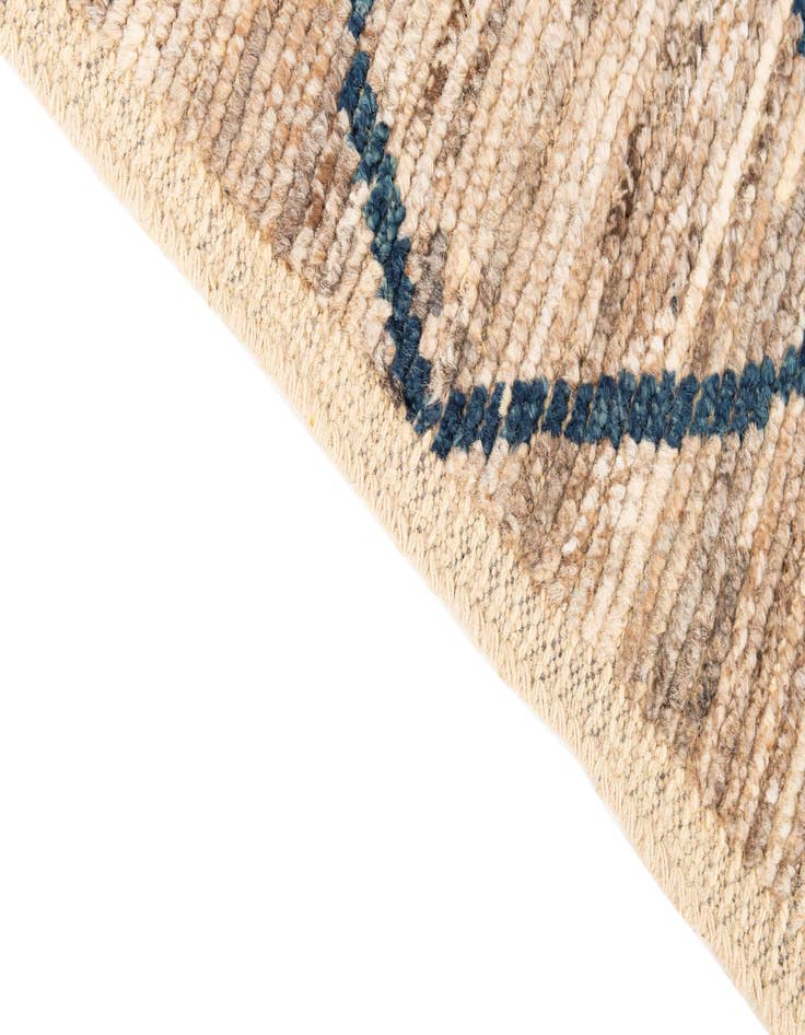 Detail image of  3' x 10' 9  Hand Knotted Moroccan Wool Runner Rug