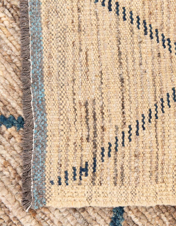 Detail image of  3' x 10' 9  Hand Knotted Moroccan Wool Runner Rug