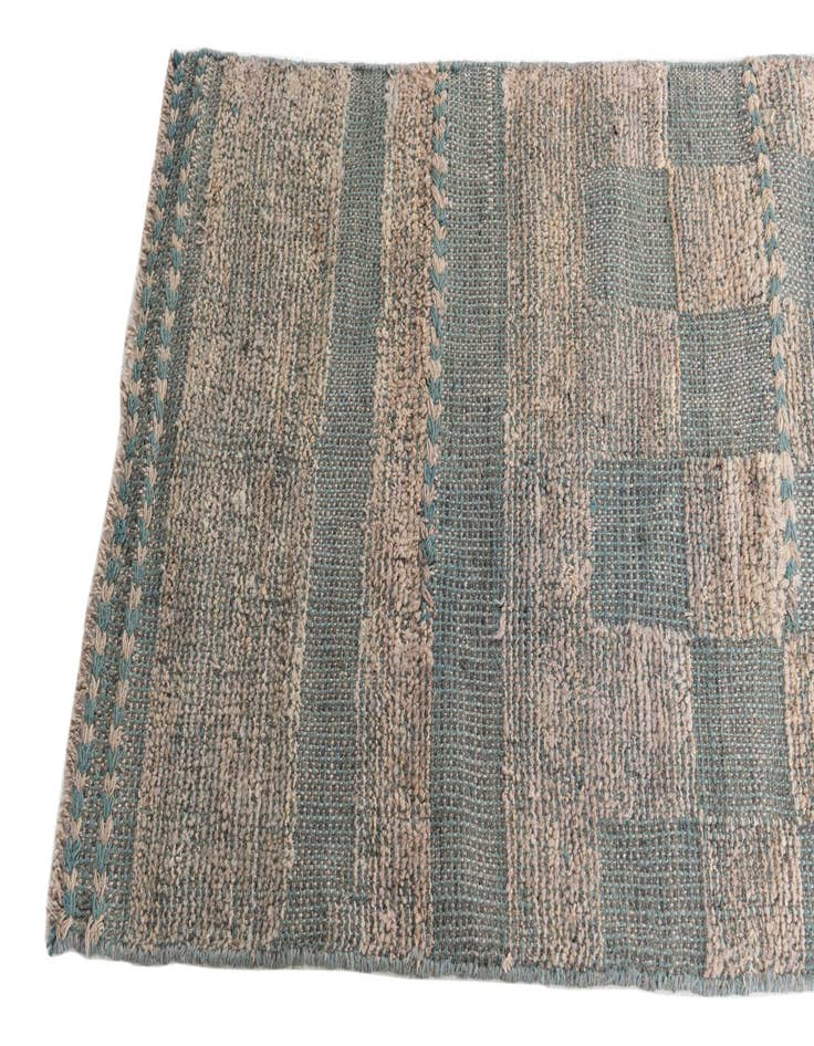 Detail image of  2' 2 x 10' 3  Hand Knotted Moroccan Wool Runner Rug