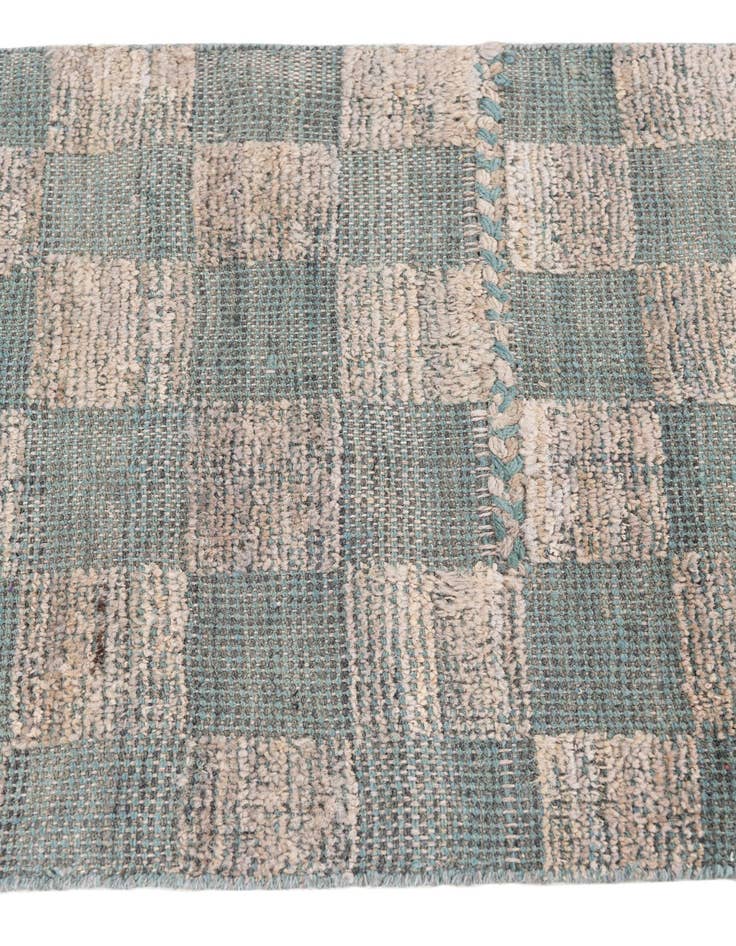 Detail image of  2' 2 x 10' 3  Hand Knotted Moroccan Wool Runner Rug