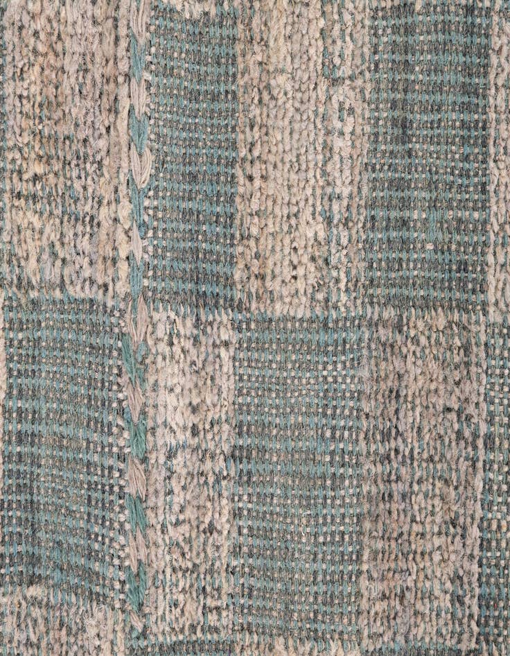 Detail image of  2' 2 x 10' 3  Hand Knotted Moroccan Wool Runner Rug