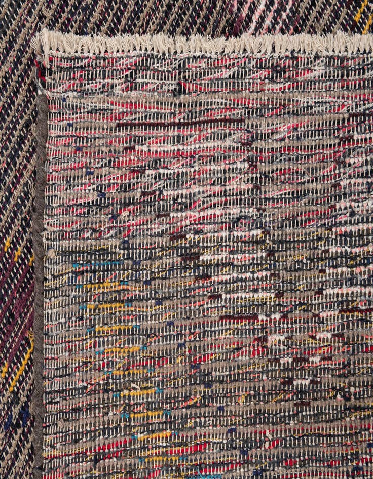 Detail image of  5' 6 x 15' 6  Hand Knotted Moroccan Wool Runner Rug