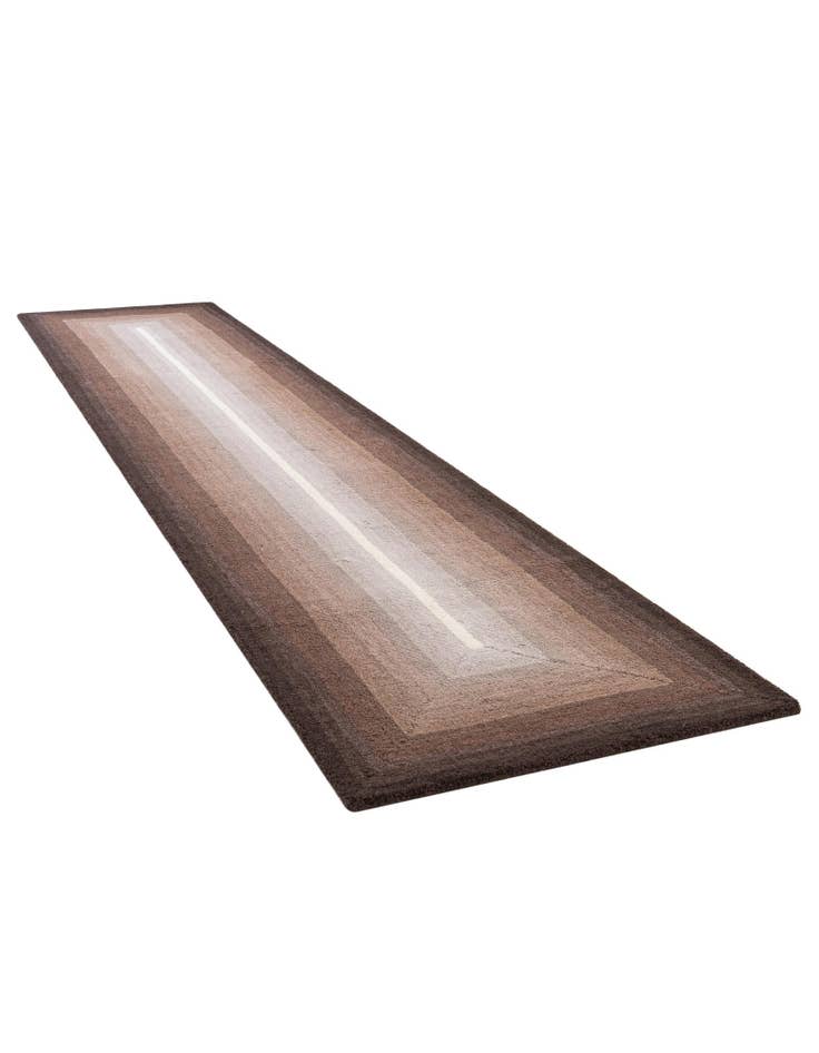 Detail image of  2' 7 x 12' Ombre Wool Runner Rug