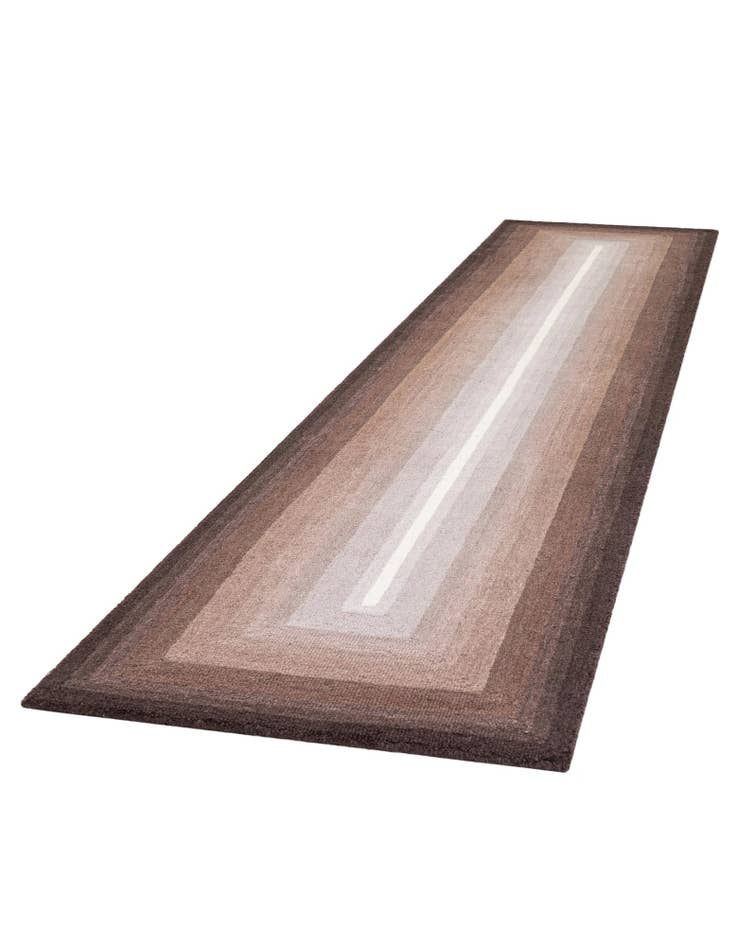 Detail image of  2' 7 x 12' Ombre Wool Runner Rug