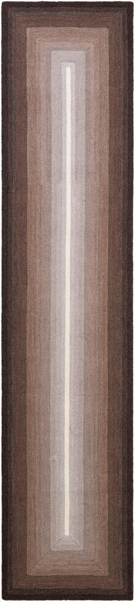  2' 7 x 12' Ombre Wool Runner Rug