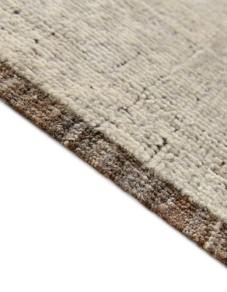 Detail image of 3' 3 x 15' 8 Hand Knotted Oushak Wool Runner Rug