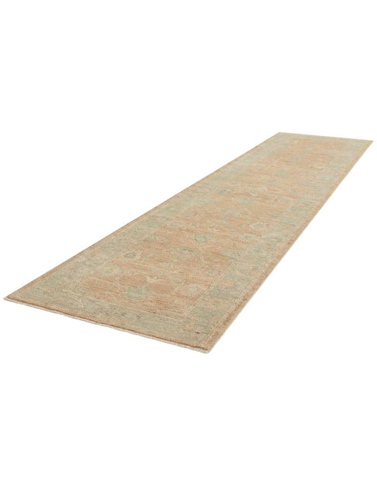 Detail image of  2' 8 x 11' 6  Hand Knotted Oushak Wool Runner Rug