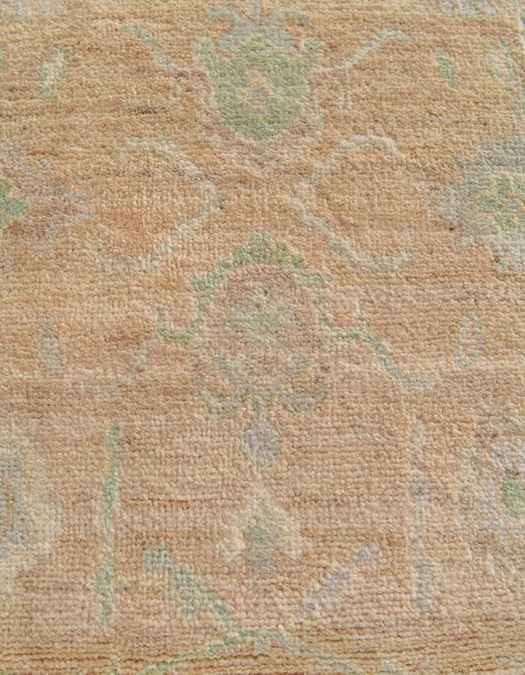 Detail image of  2' 8 x 11' 6  Hand Knotted Oushak Wool Runner Rug