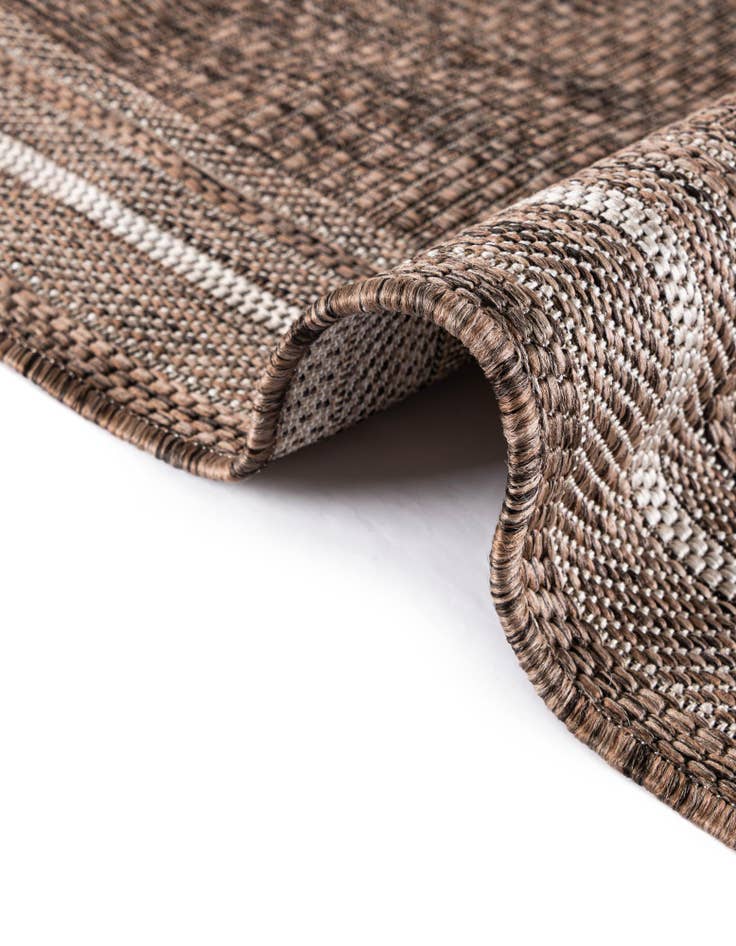 Detail image of  2' x 6'  Washable Border Indoor / Outdoor Runner Rug