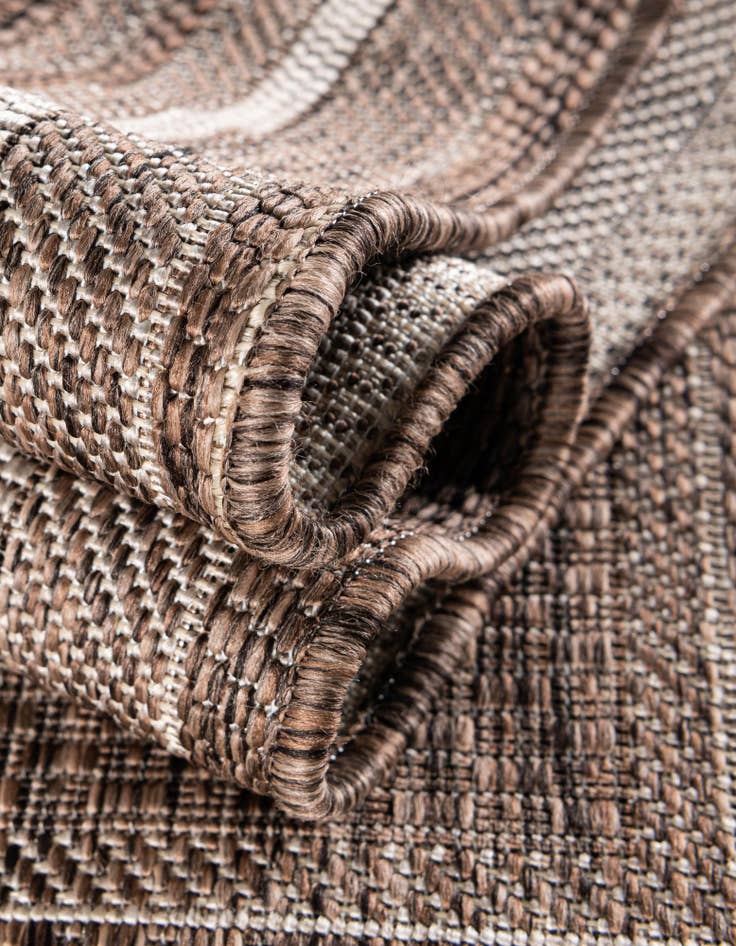 Detail image of  2' x 6'  Washable Border Indoor / Outdoor Runner Rug