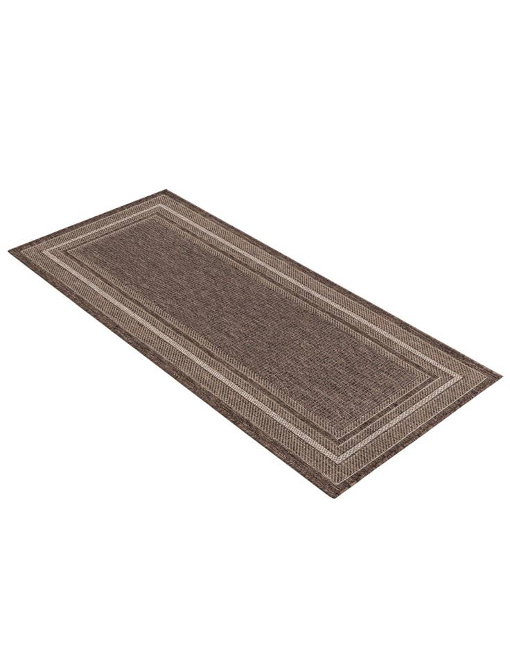 Detail image of  2' x 5'  Washable Border Indoor / Outdoor Runner Rug