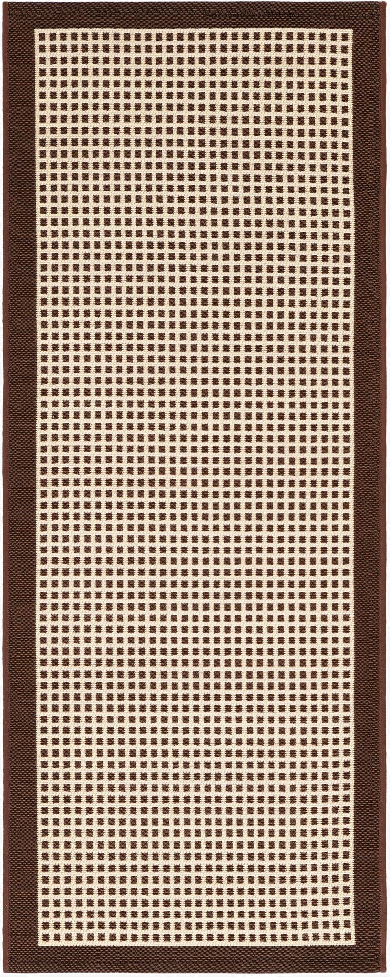  2' x 5'  Washable Border Indoor / Outdoor Runner Rug