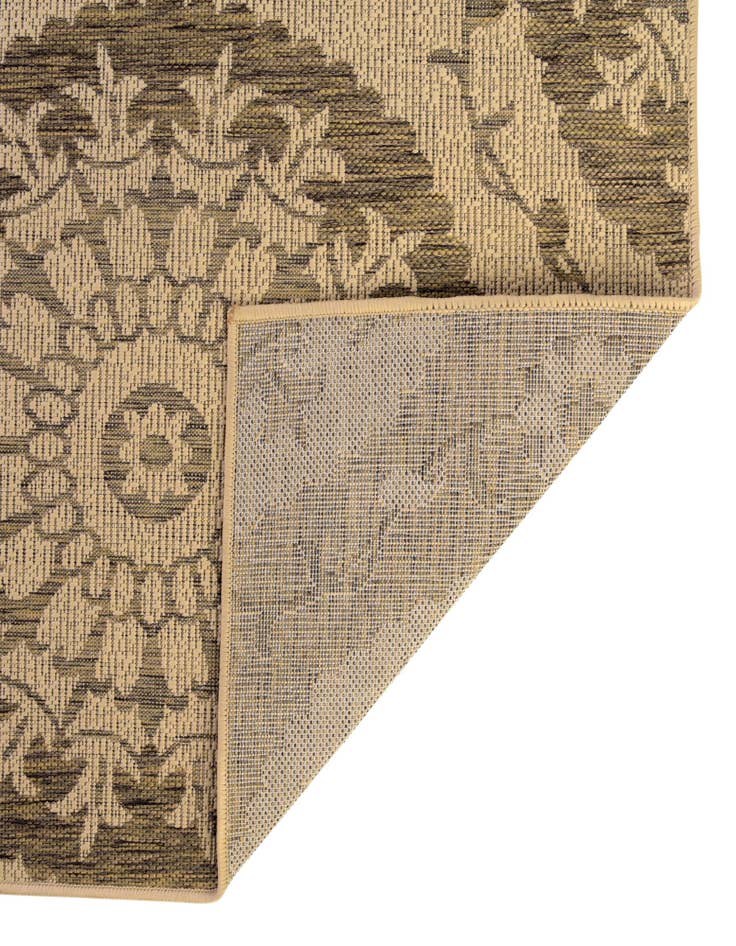 Detail image of  2' 2 x 6'  Washable Botanical Indoor / Outdoor Runner Rug