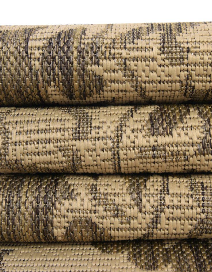 Detail image of  2' 2 x 6'  Washable Botanical Indoor / Outdoor Runner Rug