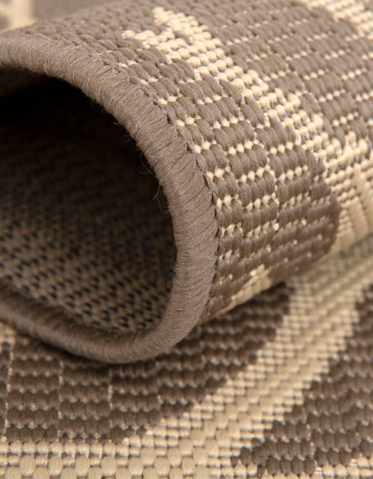 Detail image of  2' x 6'  Washable Botanical Indoor / Outdoor Runner Rug