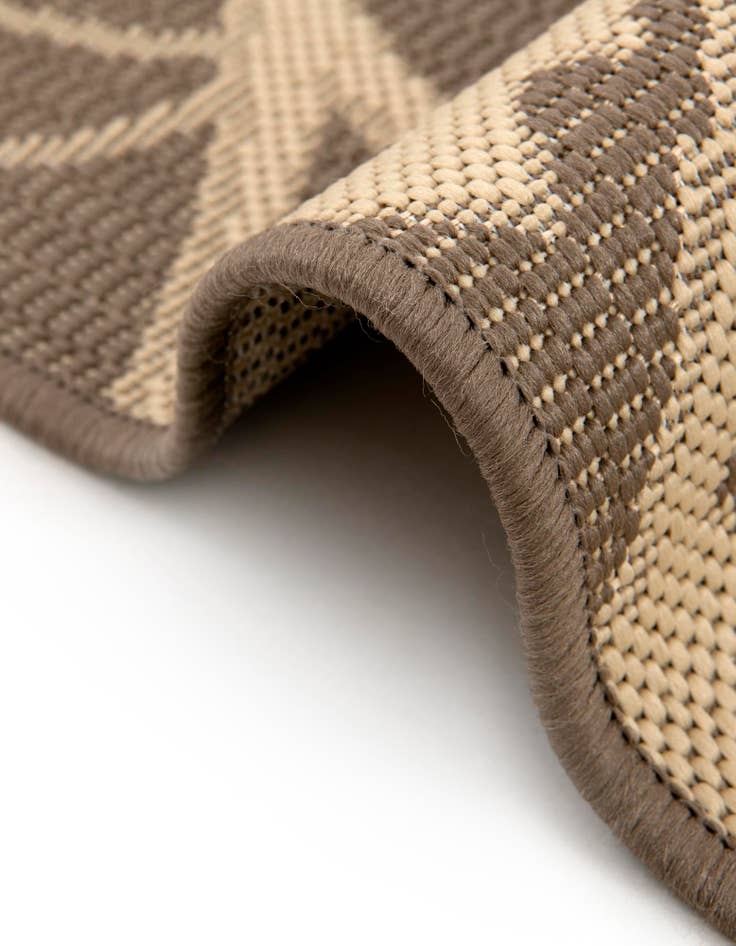 Detail image of  2' x 6'  Washable Botanical Indoor / Outdoor Runner Rug