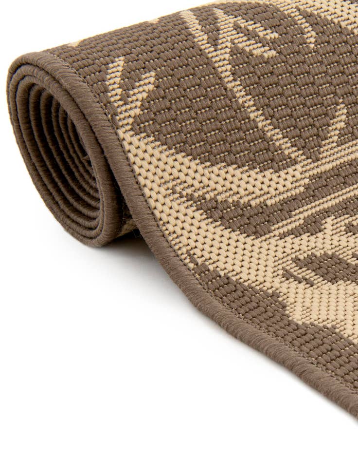 Detail image of  2' x 6'  Washable Botanical Indoor / Outdoor Runner Rug